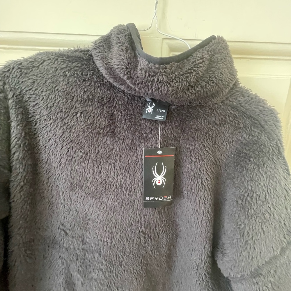 Spyder Charcoal Fleece Jacket